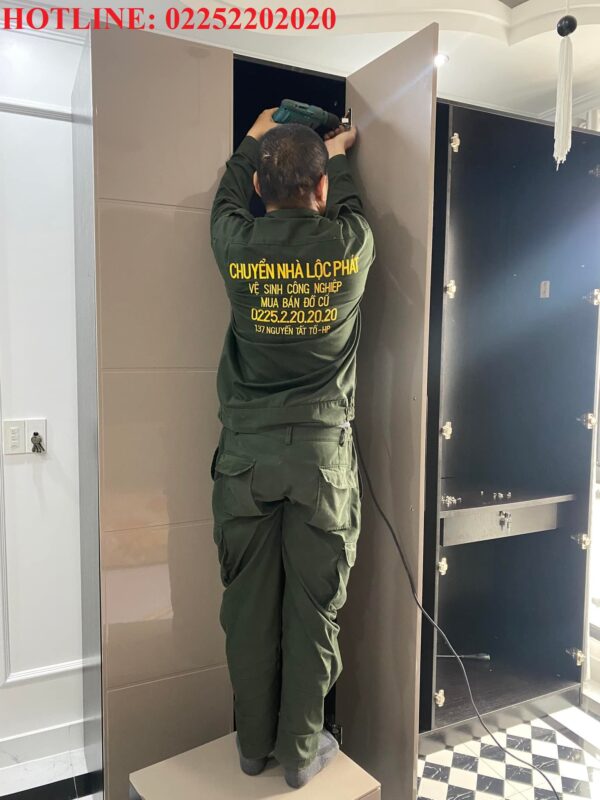 tháo lắp giường tủ