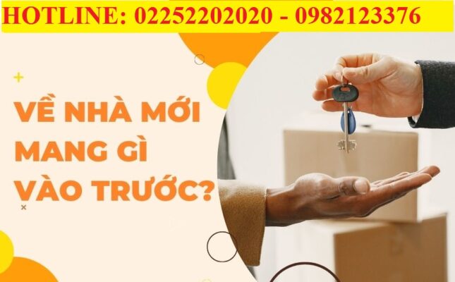 về nhà mới mang gì vào trước