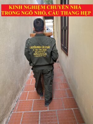 Kinh nghiệm chuyển nhà trong ngõ nhỏ, cầu thang hẹp