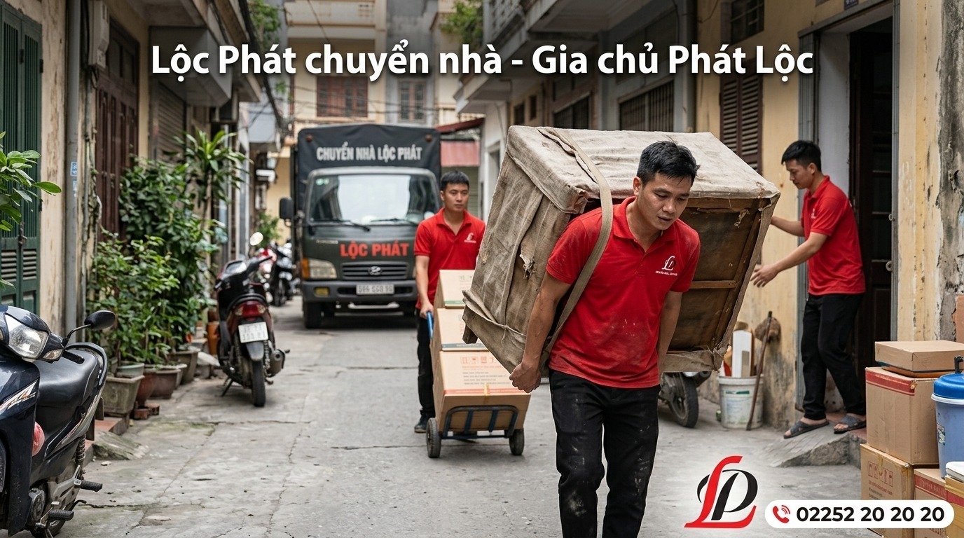 Kinh nghiệm chuyển nhà vào ngõ nhỏ Hải Phòng