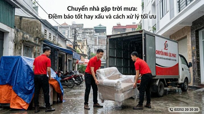 Chuyển nhà gặp trời mưa: Điềm báo tốt hay xấu?