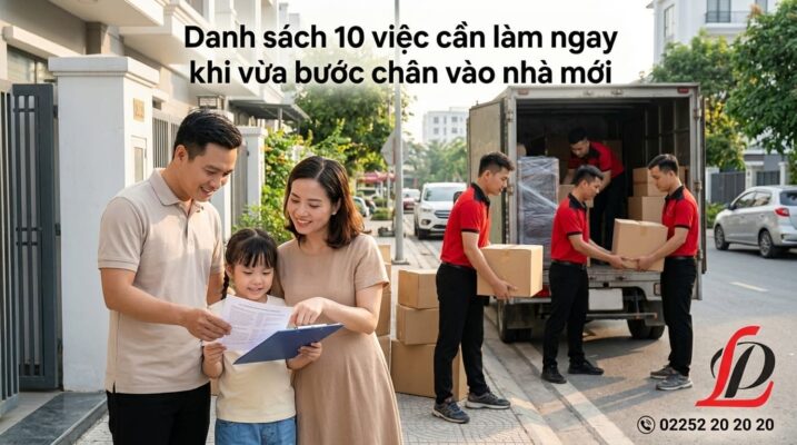 Danh sách 10 việc cần làm ngay khi vừa bước chân vào nhà mới