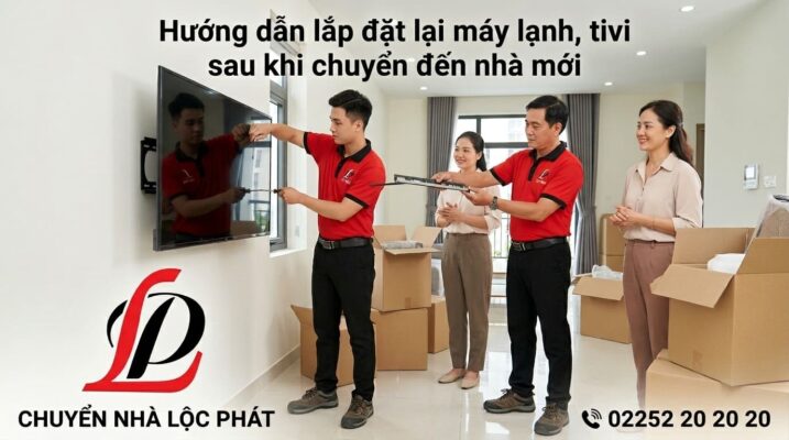 Hướng dẫn lắp đặt lại máy lạnh, tivi sau khi chuyển đến nhà mới
