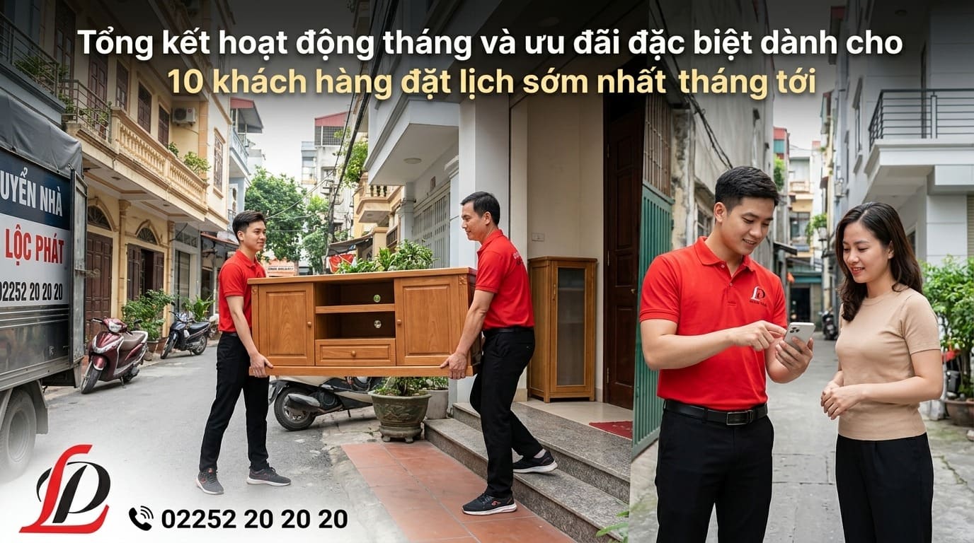 Tổng kết hoạt động tháng và ưu đãi đặc biệt dành cho 10 khách hàng đặt lịch sớm nhất tháng tới