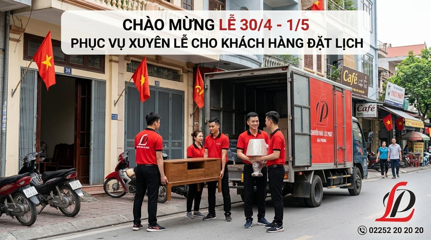 Chuyển nhà dịp lễ 30/4/2026 - 1/5/2026