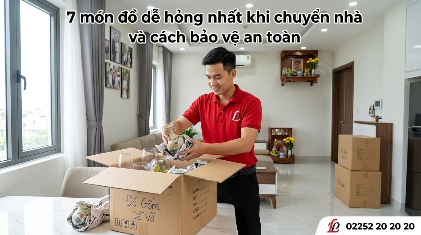 7 món đồ dễ hỏng nhất khi chuyển nhà và cách bảo vệ an toàn