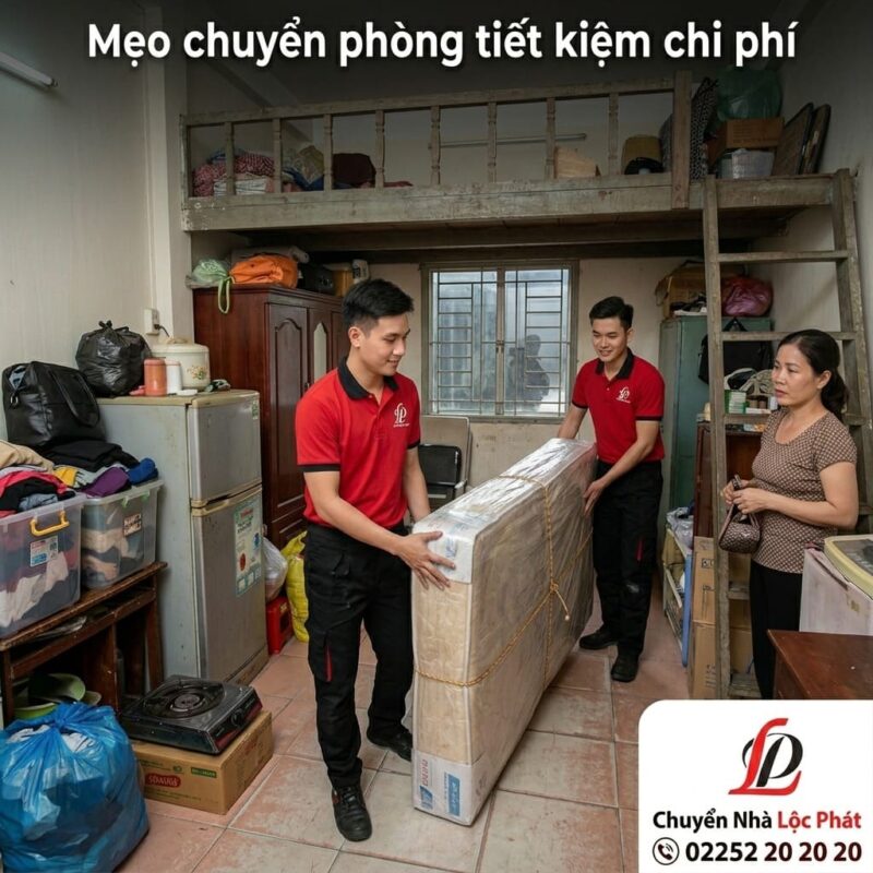 mẹo chuyển phòng tiết kiệm chi phí