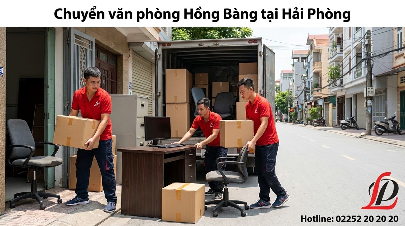 chuyển văn phòng Hồng Bàng tại Hải Phòng