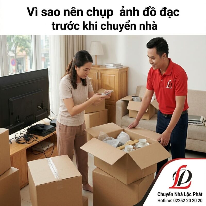 Vì sao nên chụp ảnh đồ đạc trước khi chuyển nhà