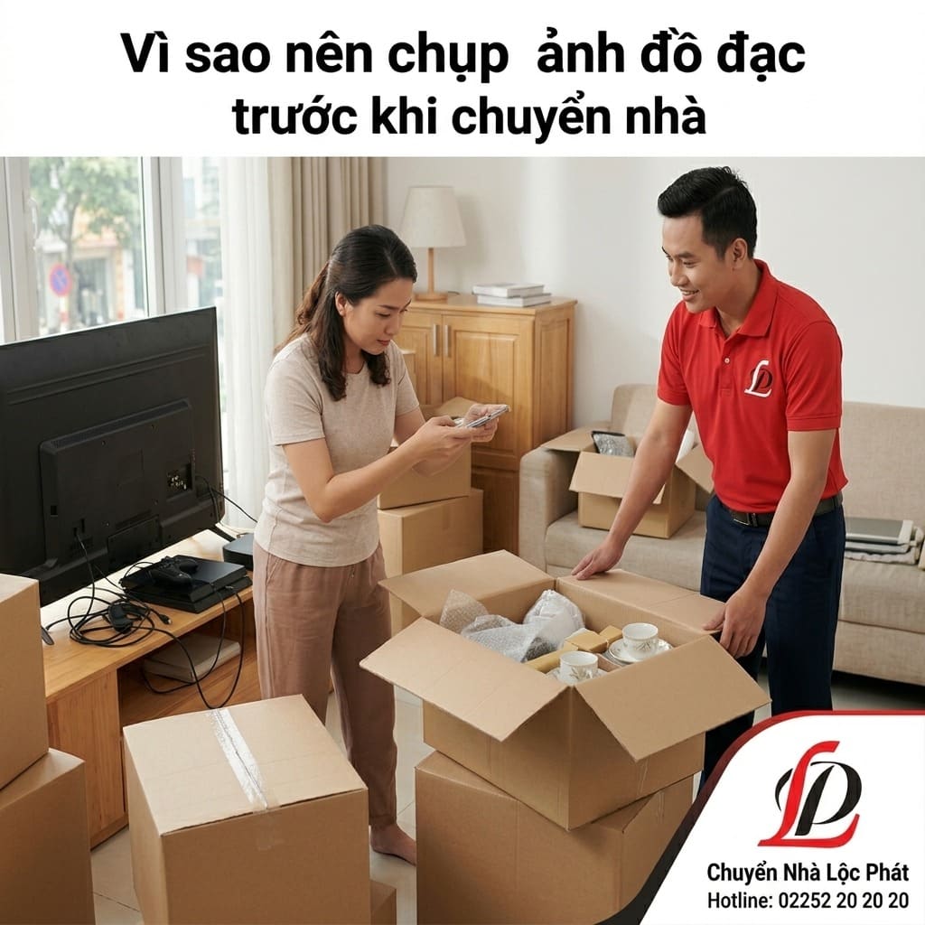 Vì sao nên chụp ảnh đồ đạc trước khi chuyển nhà