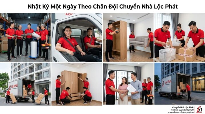 Nhật ký một ngày theo chân đội chuyển nhà Lộc Phát