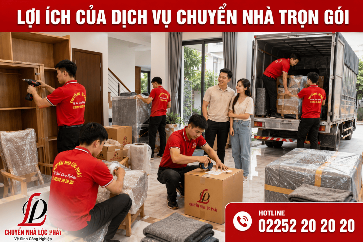 Lợi ích của dịch vụ chuyển nhà trọn gói