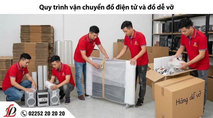 Quy trình vận chuyển đồ điện tử và đồ dễ vỡ
